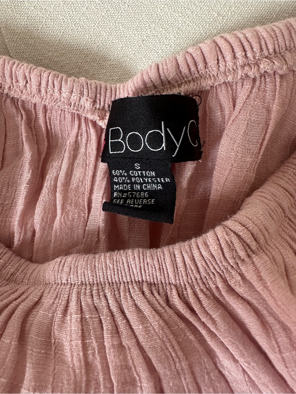 Body c Pink Ruffle top - Picture 3 of 3